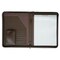 Dacasso Chocolate Brown Leather Deluxe Letter-Size Zip-Around Portfolio EI-3402 - alternate 1